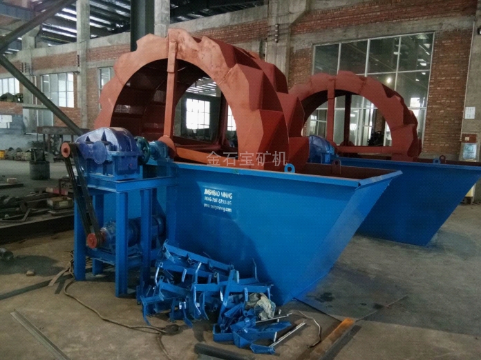 常用洗砂設(shè)備之一（輪斗洗砂機介紹與應用）